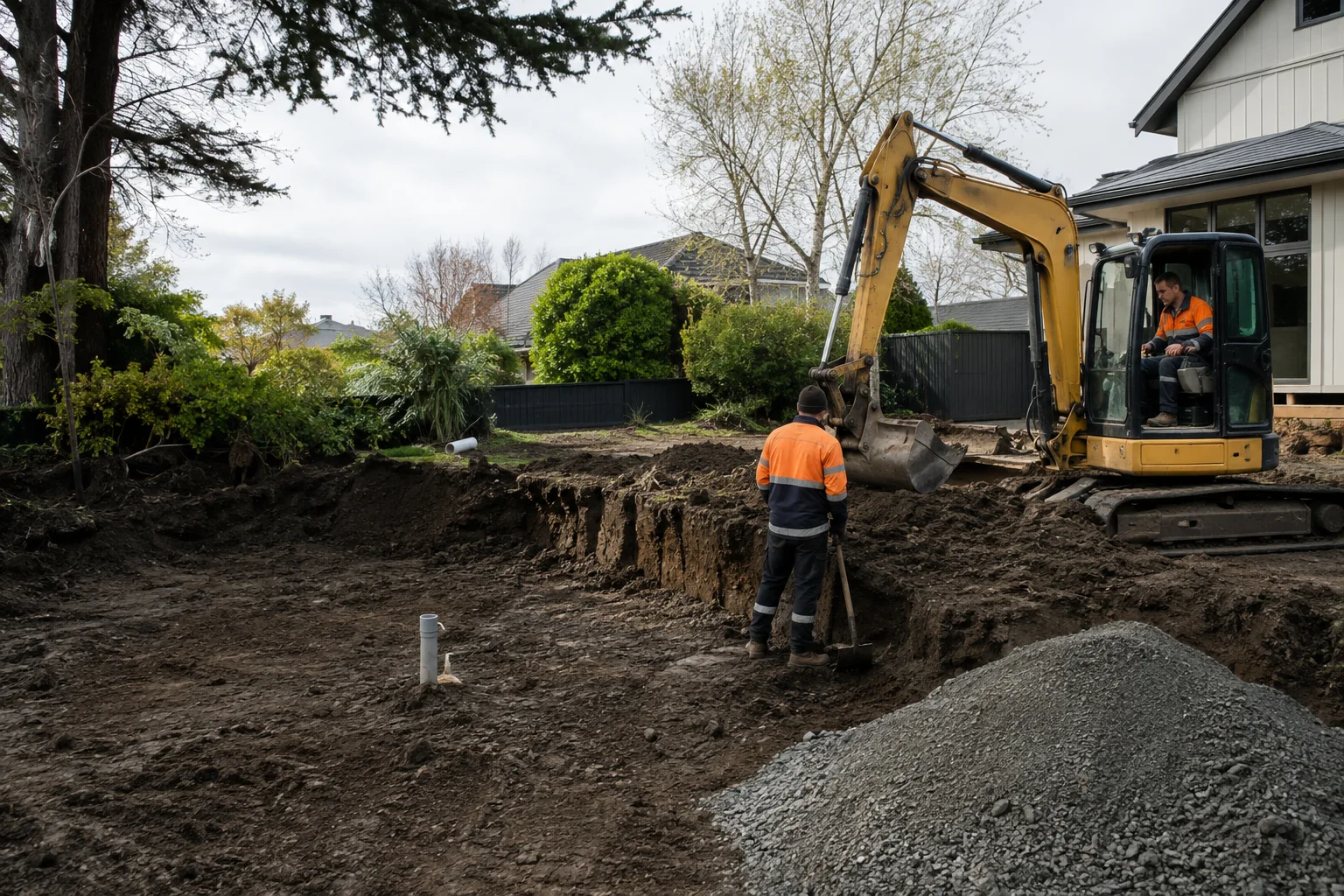 Illustrative earthworks setting in Ilam