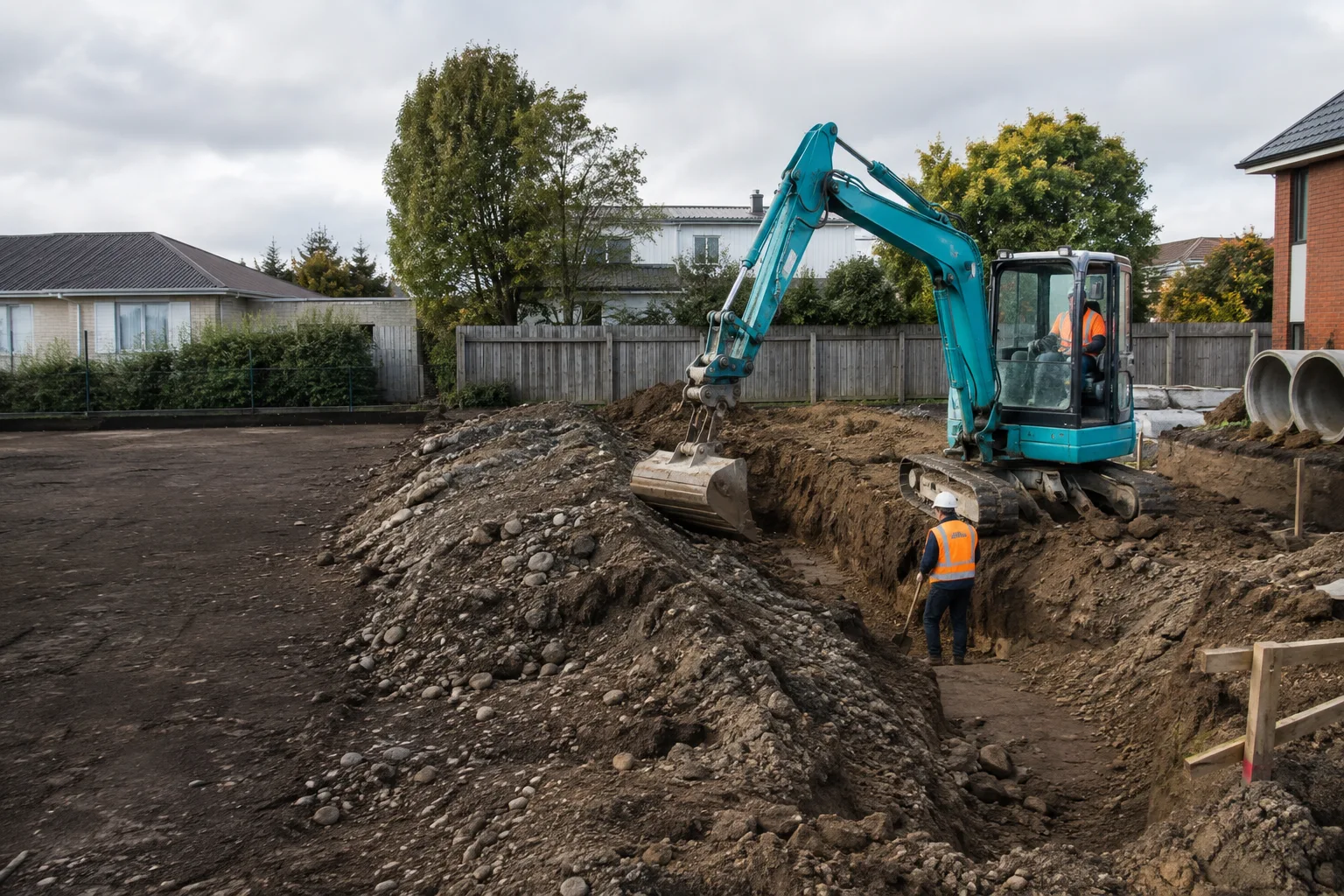 Illustrative earthworks setting in Papanui