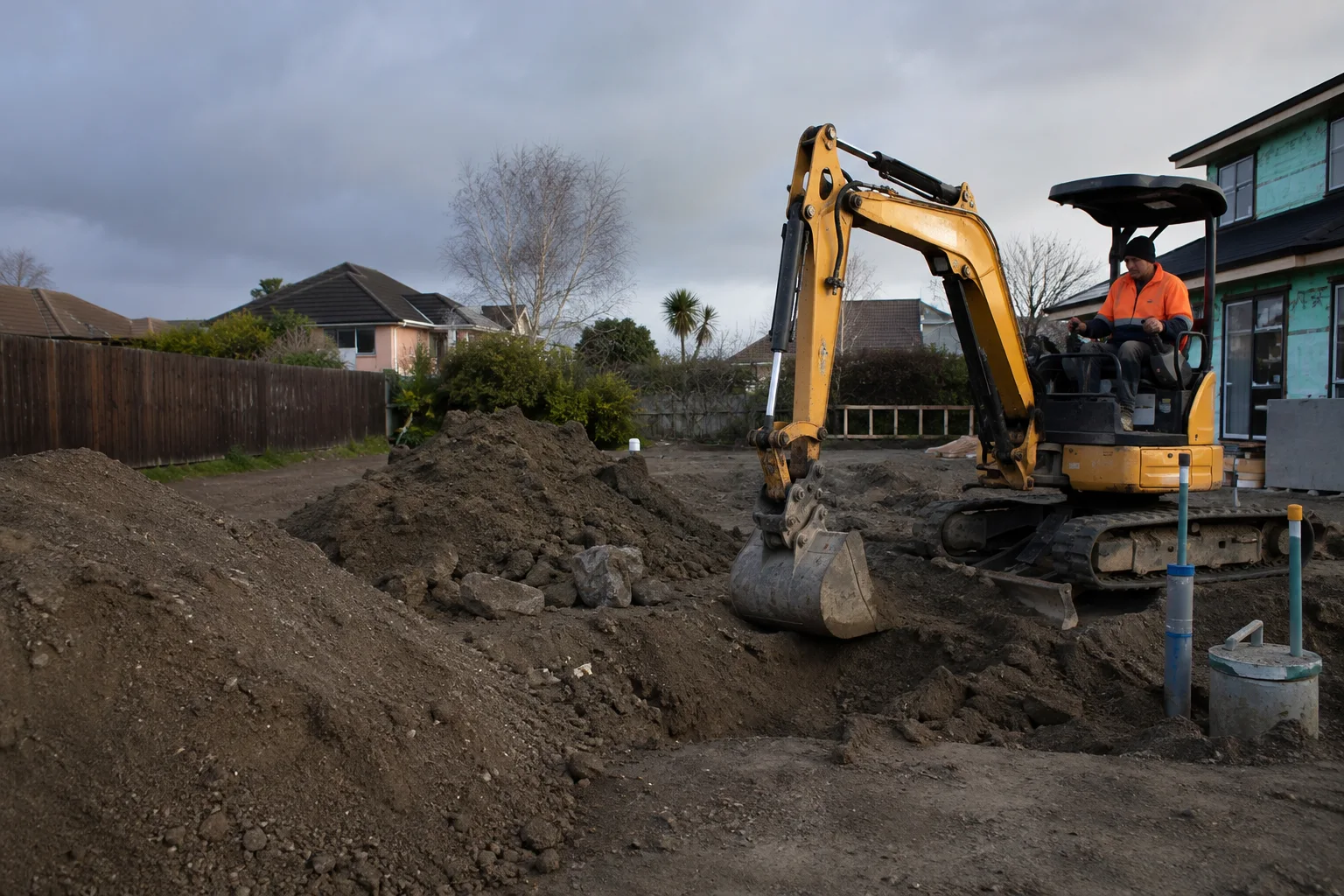 Illustrative earthworks setting in Shirley