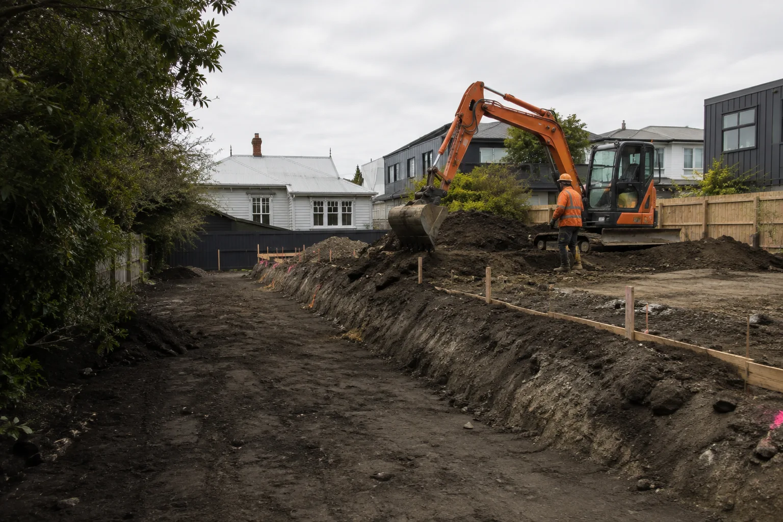 Illustrative earthworks setting in Sydenham